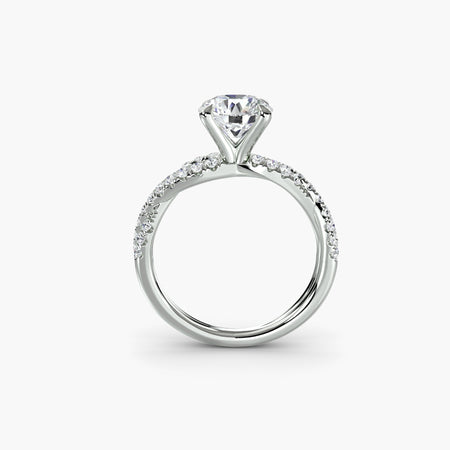 The Twisted Pavé Solitaire - MIMUKA