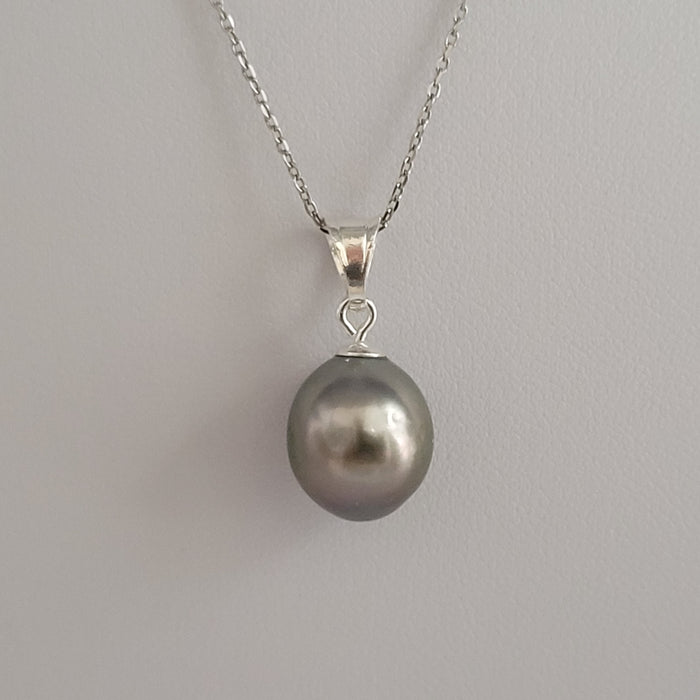 Tahiti Pearl 12 mm Dark Natural Color |  The South Sea Pearl |  The South Sea Pearl