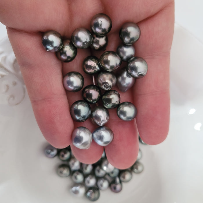 Tahiti Loose Pearls 9-10 mm Natural Color and High Luster |  The South Sea Pearl |  The South Sea Pearl