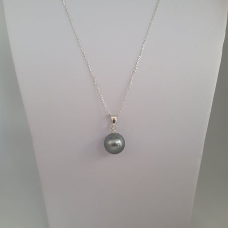 Tahiti Pearl 12 mm Pendant Neckkace |  The South Sea Pearl |  The South Sea Pearl