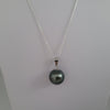 Tahiti Pearl 13 mm Round Dark Color |  The South Sea Pearl |  The South Sea Pearl