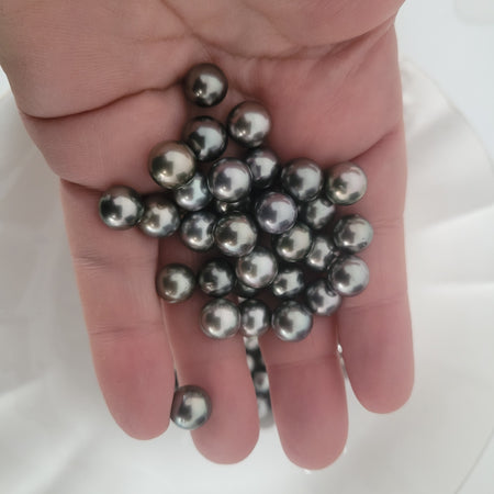 Tahiti Pearl Loose 9-10 mm AAA Round |  The South Sea Pearl |  The South Sea Pearl