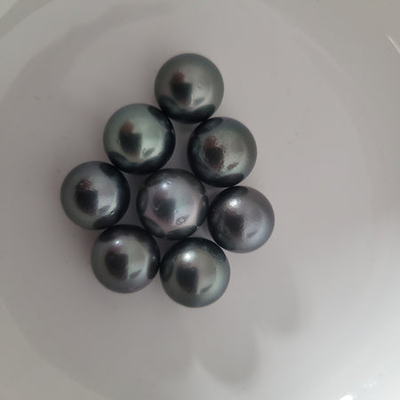 Tahiti Pearls 12-13 mm Round Dark Natural Color |  The South Sea Pearl |  The South Sea Pearl