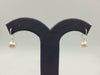 Dangle Pearl Earrings white Color 9-10 mm Earrings - Only at  The South Sea Pearl