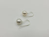 Dangle Pearl Earrings white Color 9-10 mm Earrings - Only at  The South Sea Pearl