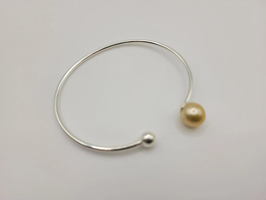 Golden South Sea Pearl Bangle - Only at  The South Sea Pearl