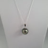 Tahiti Pearl 14 mm Dark Color and High Luster, 18K Gold |  The South Sea Pearl |  The South Sea Pearl