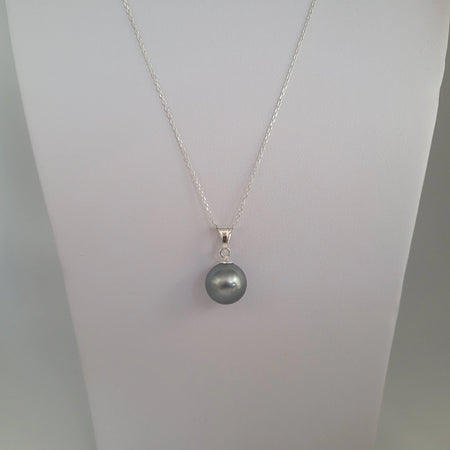 Tahiti Pearl 12 mm Pendant Neckkace |  The South Sea Pearl |  The South Sea Pearl