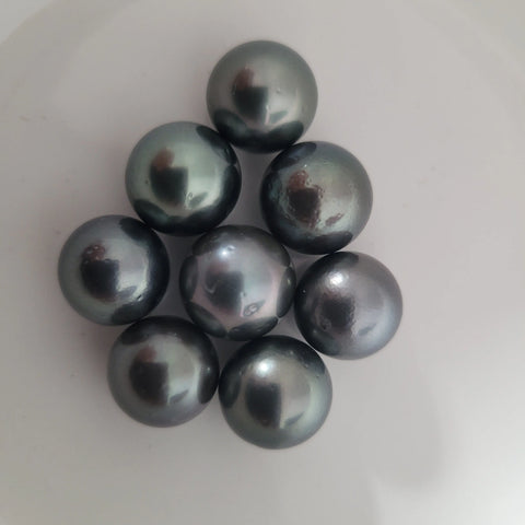 Dark Tahitian cultured pearl jewellery 12-13mm round (Pinctada margaritifera) — The South Sea Pearl