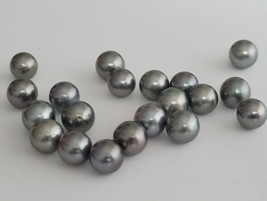 Tahiti Pearls 9 mm Round, High Luster, Wholesale Lot of 20 pieces - Only at  The South Sea Pearl