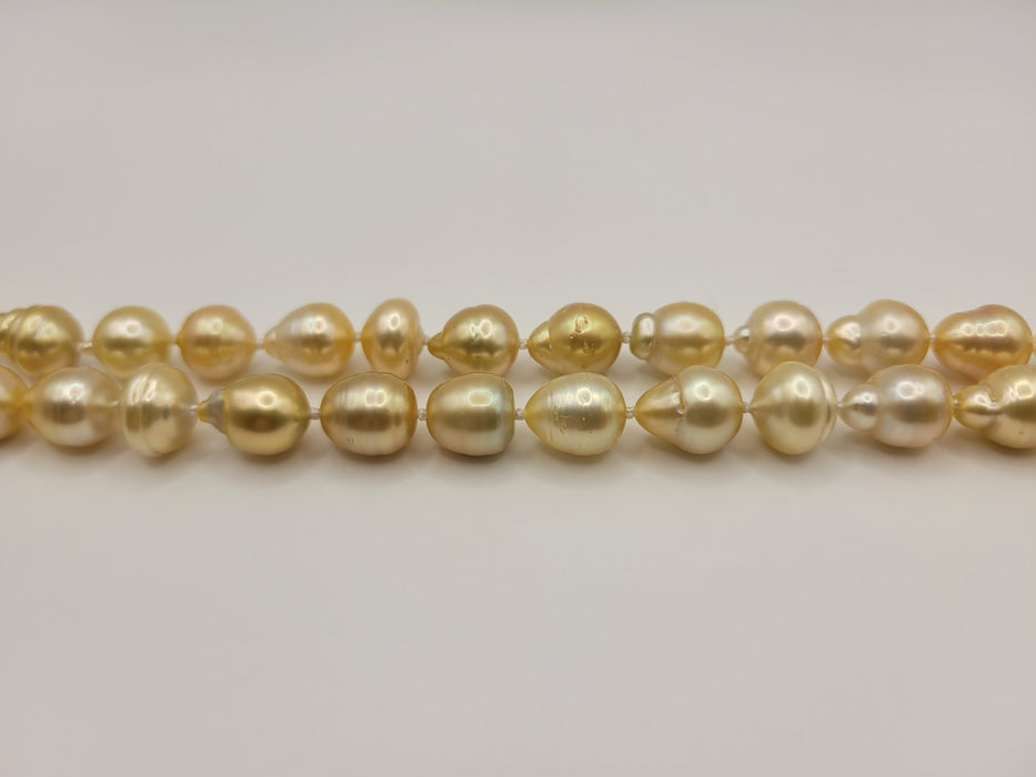 Deep Golden Natural.Color South Sea Pearls 10-14 mm - Only at  The South Sea Pearl