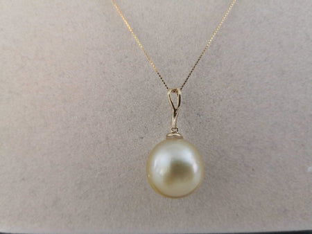 Golen Color South Sea Pearl 13 mm 18 Karats Yellow Gold - Only at  The South Sea Pearl