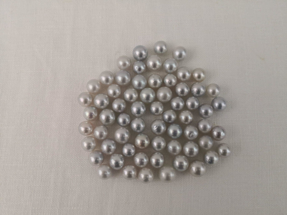 South Sea Pearl 11-12 mm Silver Color, Round Shape - Only at  The South Sea Pearl