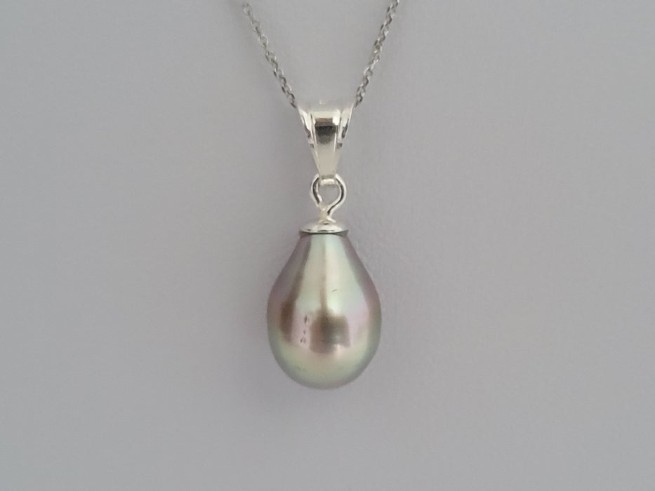 Tahiti Pearl Peacock Color AAA Long Tear-Drop - Only at  The South Sea Pearl