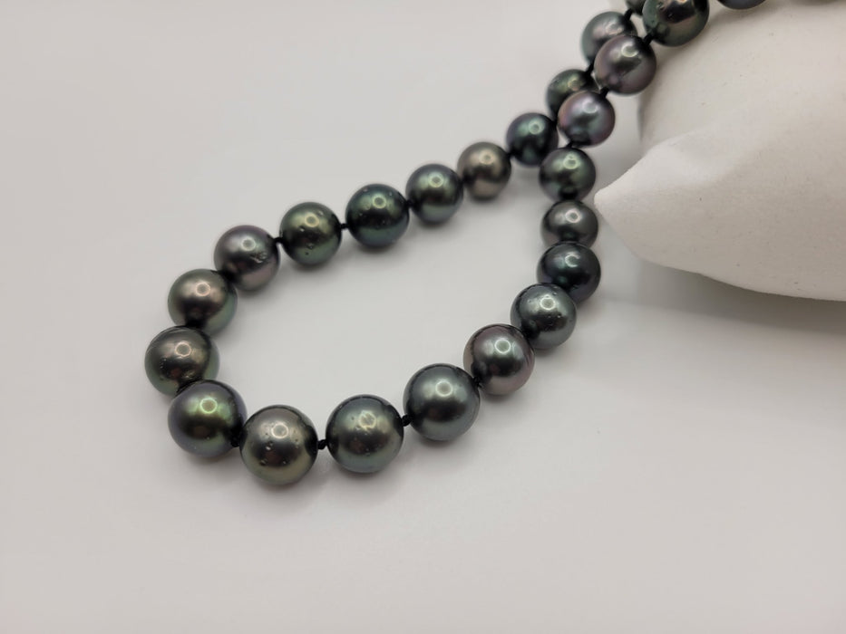 Tahiti Pearls Necklace 10-11 mm Round - Only at  The South Sea Pearl