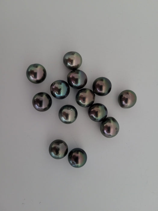 Wholesale Lot Tahiti Pearls 9-10 mm Natural Peacock Color - Only at  The South Sea Pearl